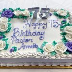 Happy 75 Cake Image